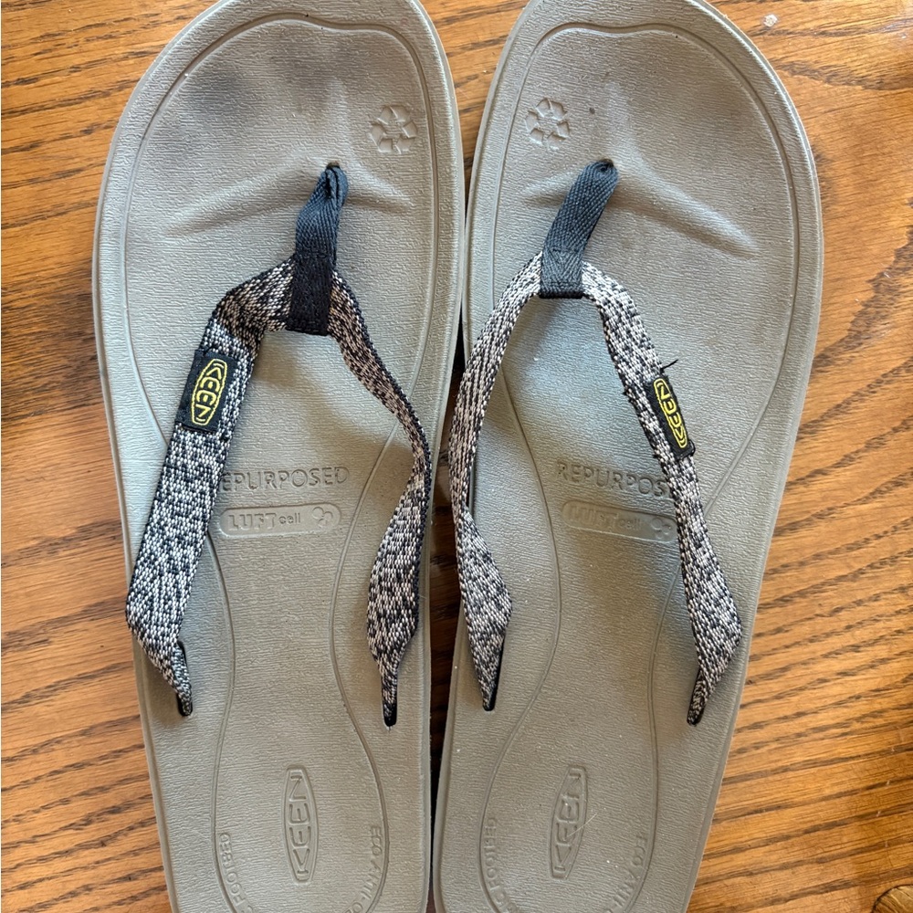 Keen Gray and Black Sandals